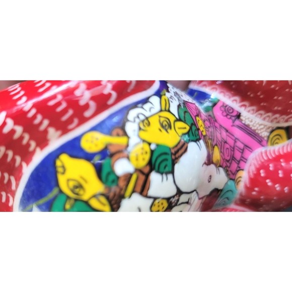 Tonala Mexican Pottery Purring Cat  Maracas Peasant Woman  Figurine Folkart - Picture 15 of 15